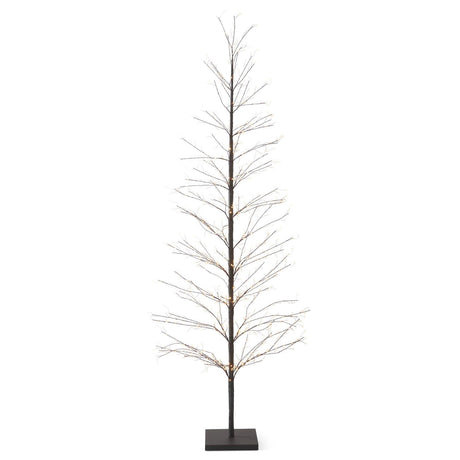 Black Warm Light LED Tree