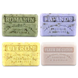 French Marseille Soap with Organic Shea Butter | 4 Fragrances