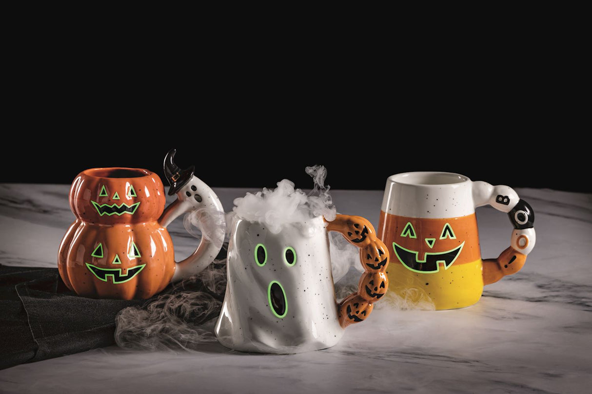 Halloween Glow-in-the-Dark Ceramic Coffee Mug | 2 Styles