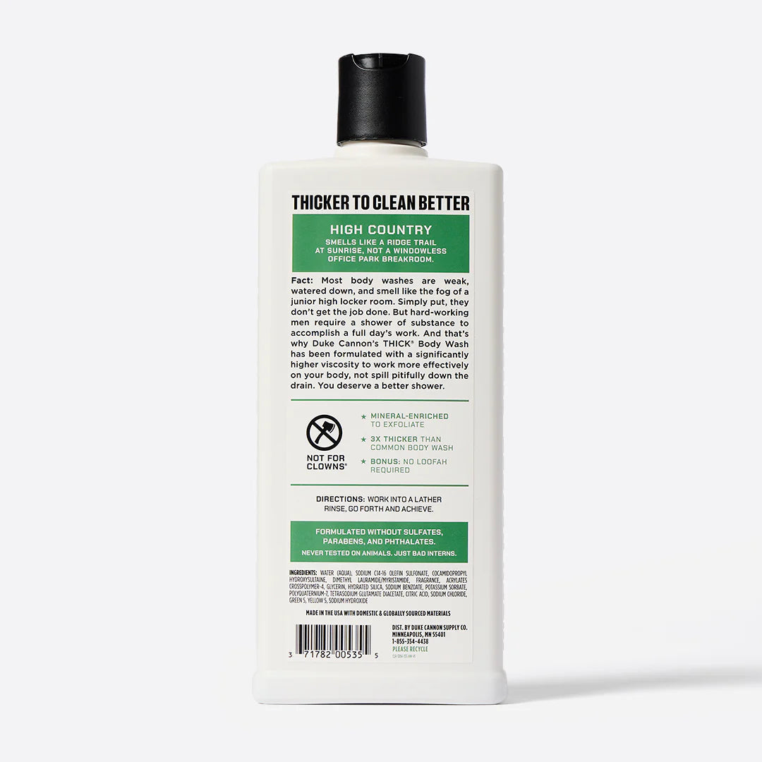 Duke Cannon High Country Body Wash - Thumbnail 3