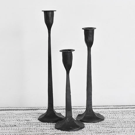 Forged Iron Taper Candle Holder