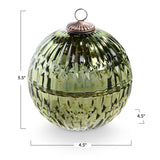 Balsam & Cedar Green Mercury Ornament Candle