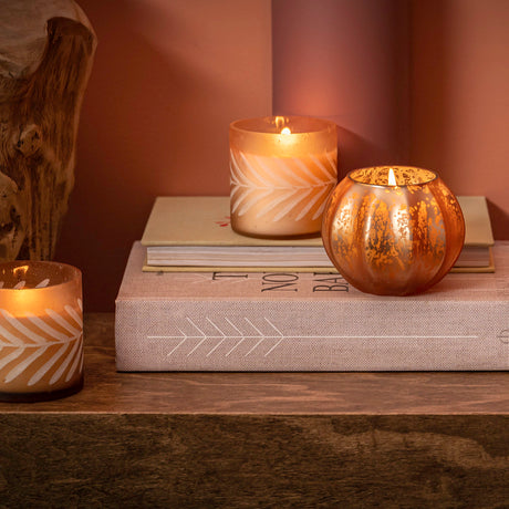 Woodfire Mercury Pumpkin Candle | Illume
