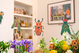 Hand-Sewn Insects Paper Garland | East End Press
