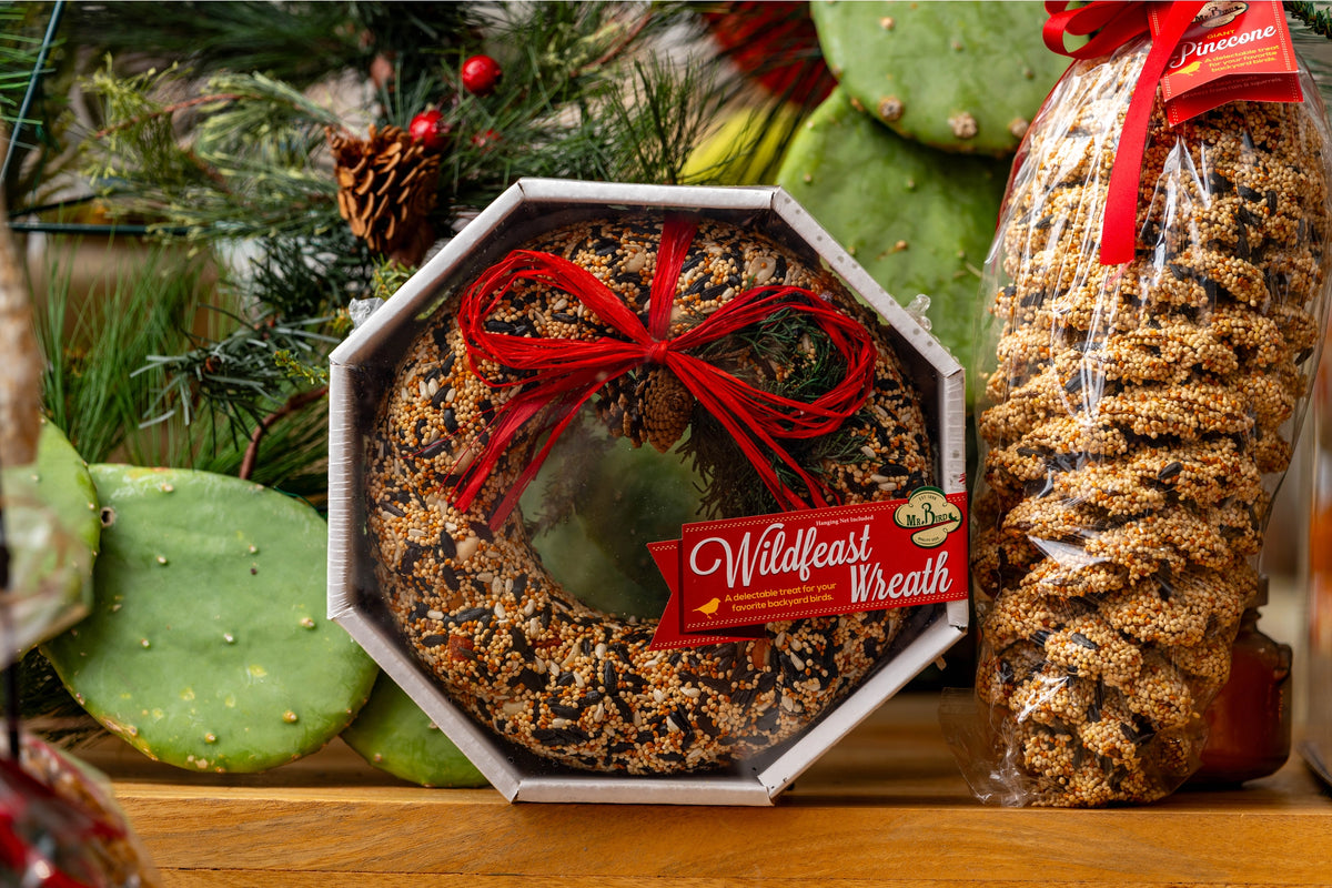 Wildfeast Christmas Bird Seed Wreath | Mr. Bird