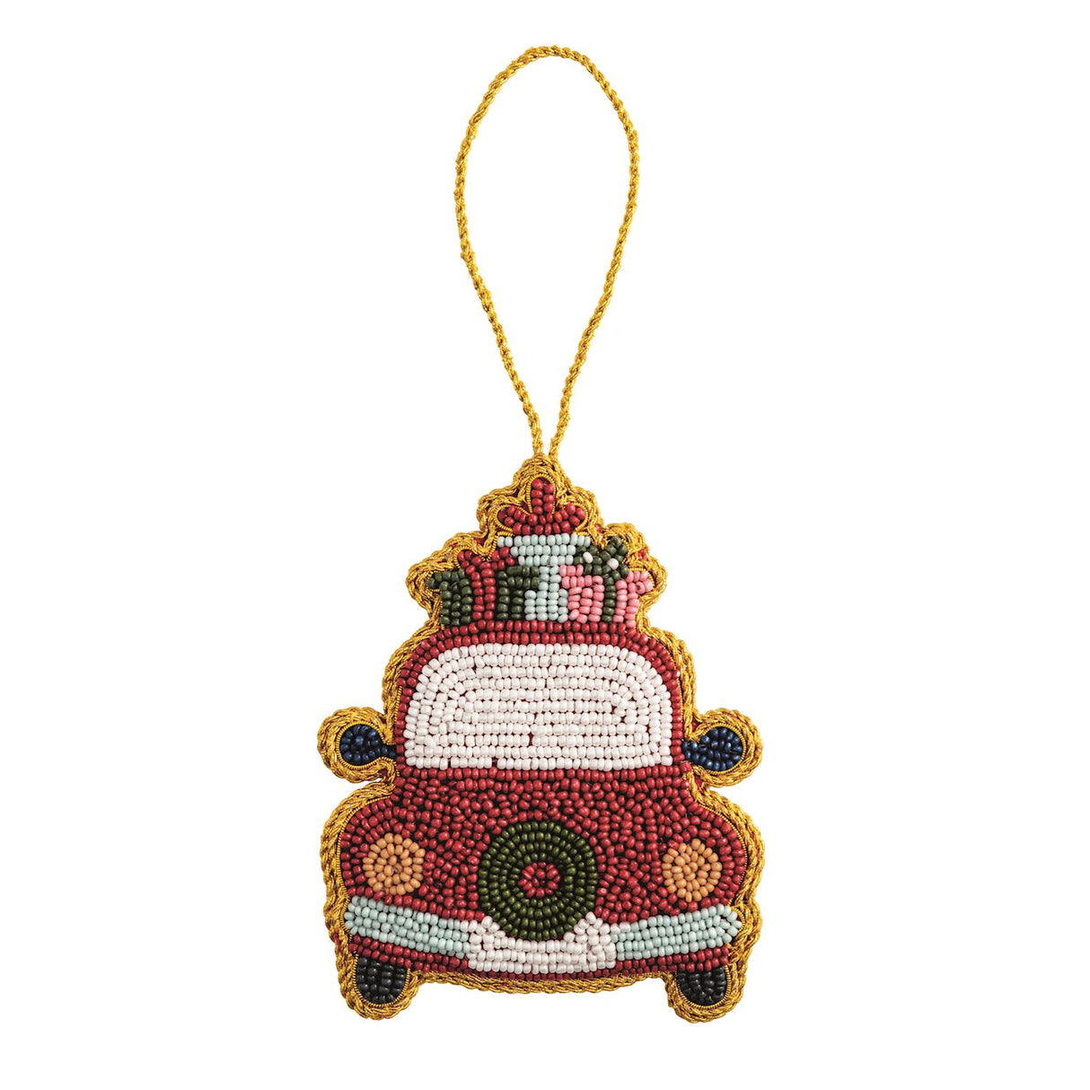 Beaded Holiday Ornaments | 4 Styles