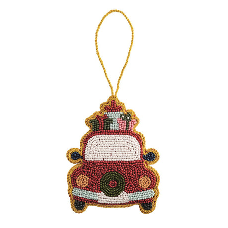Beaded Holiday Ornaments | 4 Styles