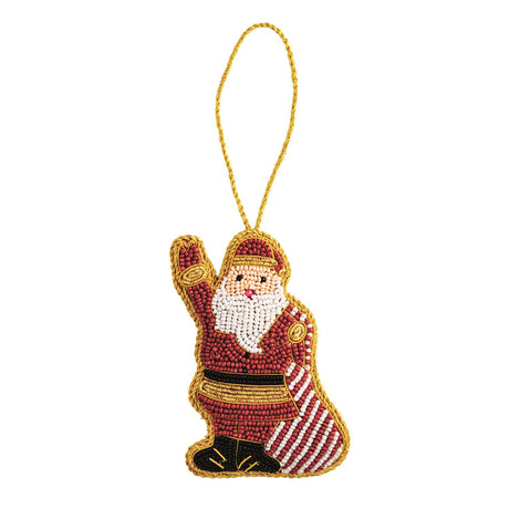 Beaded Holiday Ornaments | 4 Styles