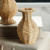 Basket-Weave Resin Wicker Texture Vase | 3 Styles