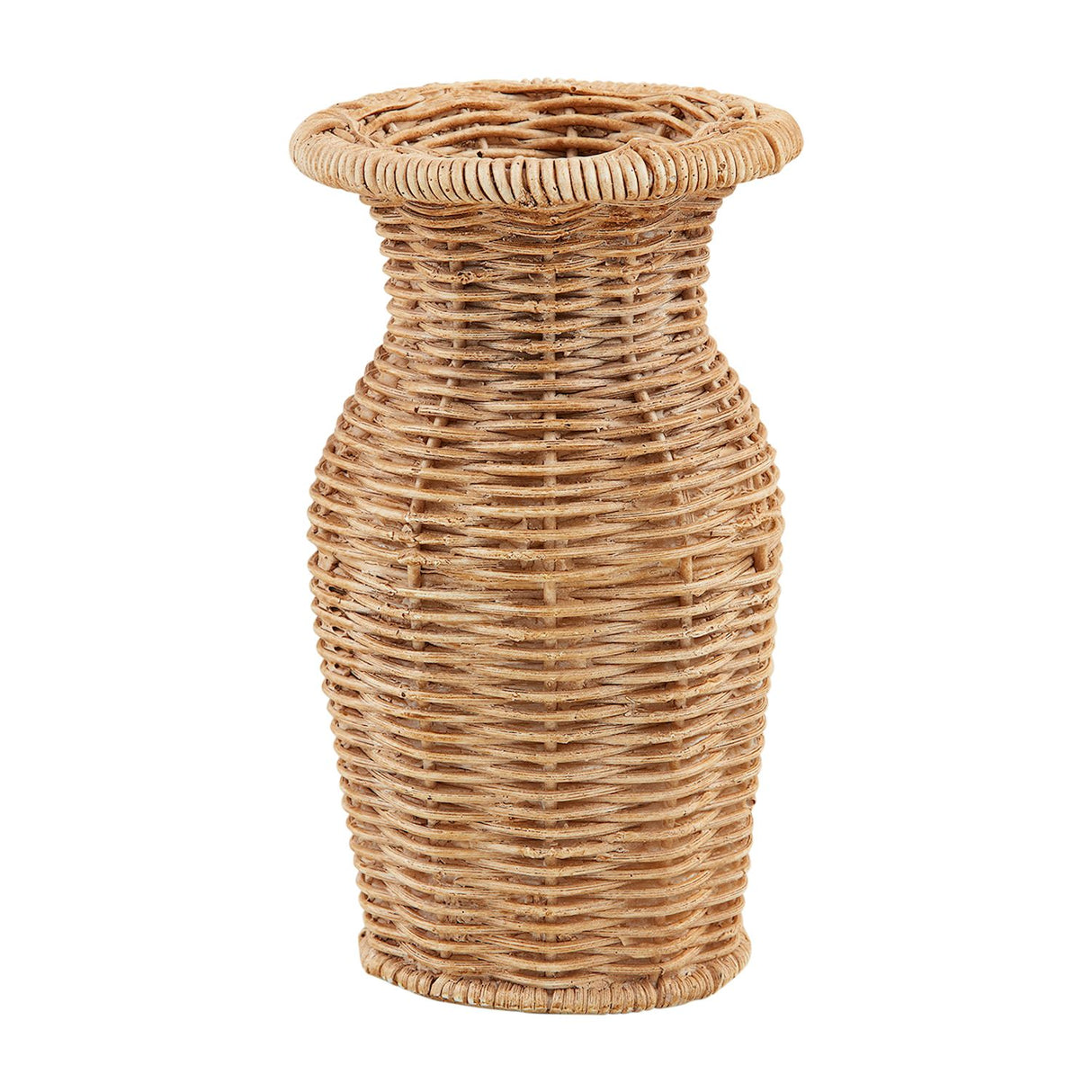 Basket-Weave Resin Wicker Texture Vase | 3 Styles