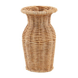 Basket-Weave Resin Wicker Texture Vase | 3 Styles