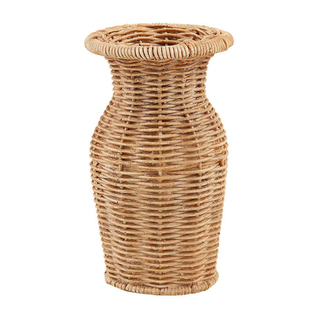 Basket-Weave Resin Wicker Texture Vase | 3 Styles