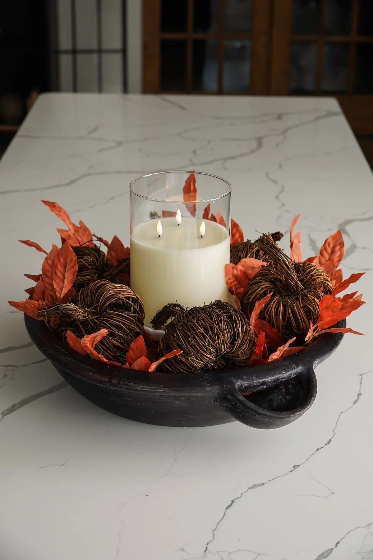 Vintage Inspired Black Clay Dahi Bowl