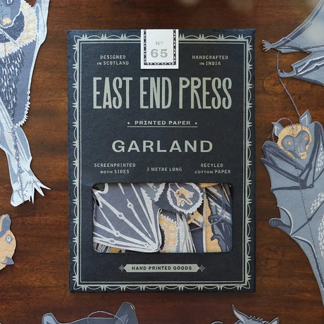 Bats Sewn Paper Garland | East End Press