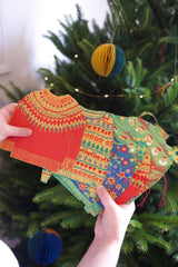 Christmas Sweaters Sewn Paper Garland | East End Press