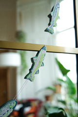 Hand-Sewn Tasty Anchovies Paper Garland | East End Press