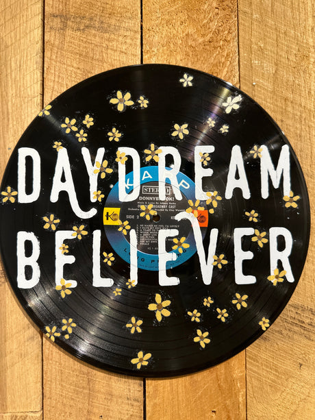 Daydream Believer Vinyl Record Wall Art