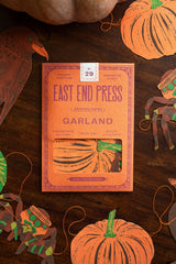 Pumpkin & Spooky Sewn Paper Garland | East End Press