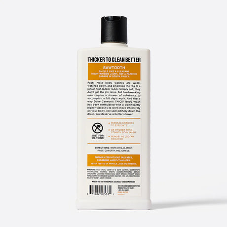 Sawtooth Thick Body Wash | Duke Cannon