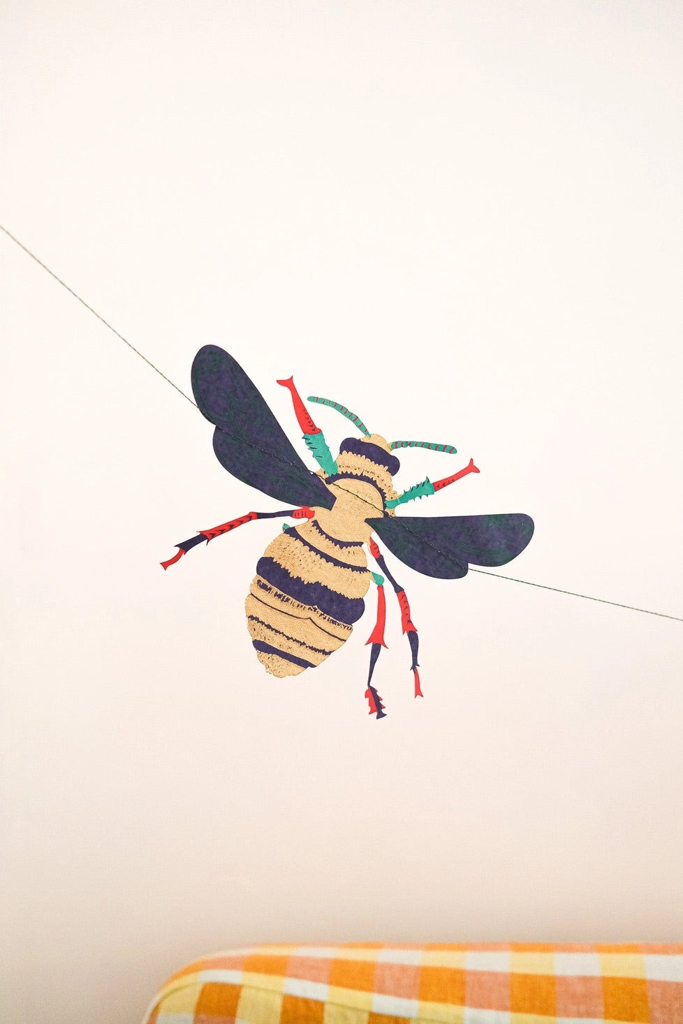 Hand-Sewn Insects Paper Garland | East End Press