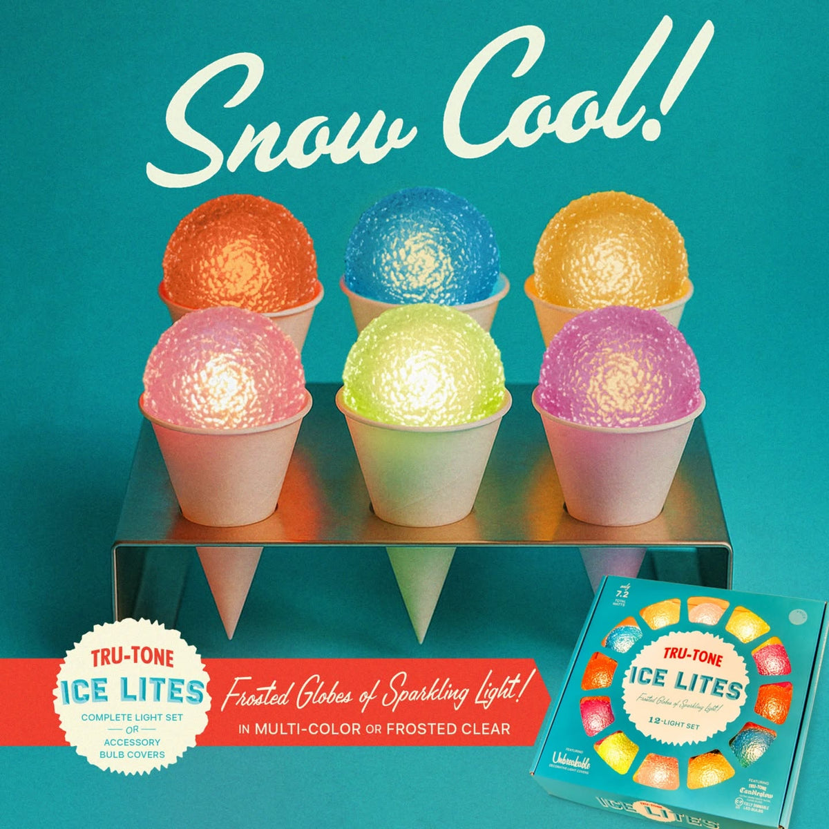 Tru-Tone Ice Lites Multicolor LED Light Strand