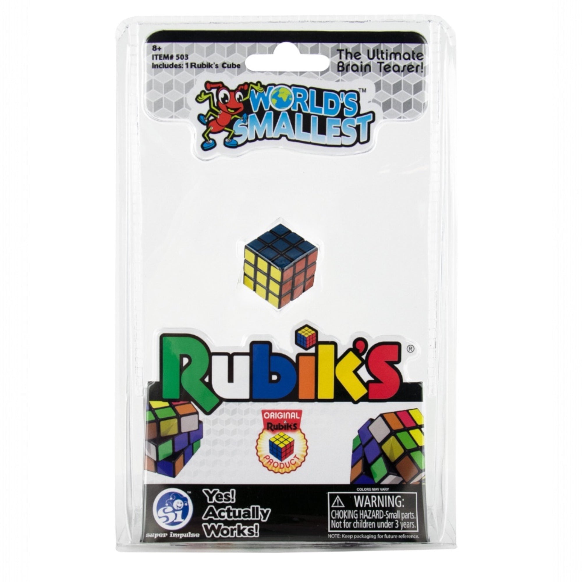 World's Smallest Rubik's® Cube – Rust & Cinder