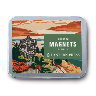 national park magnets by lantern press