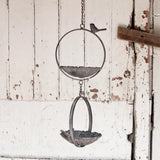 Metal Two-Tiered Hanging Bird Feeder