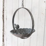 Metal Two-Tiered Hanging Bird Feeder