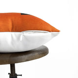 Orange Jack-O’-Lantern Halloween Throw Pillow