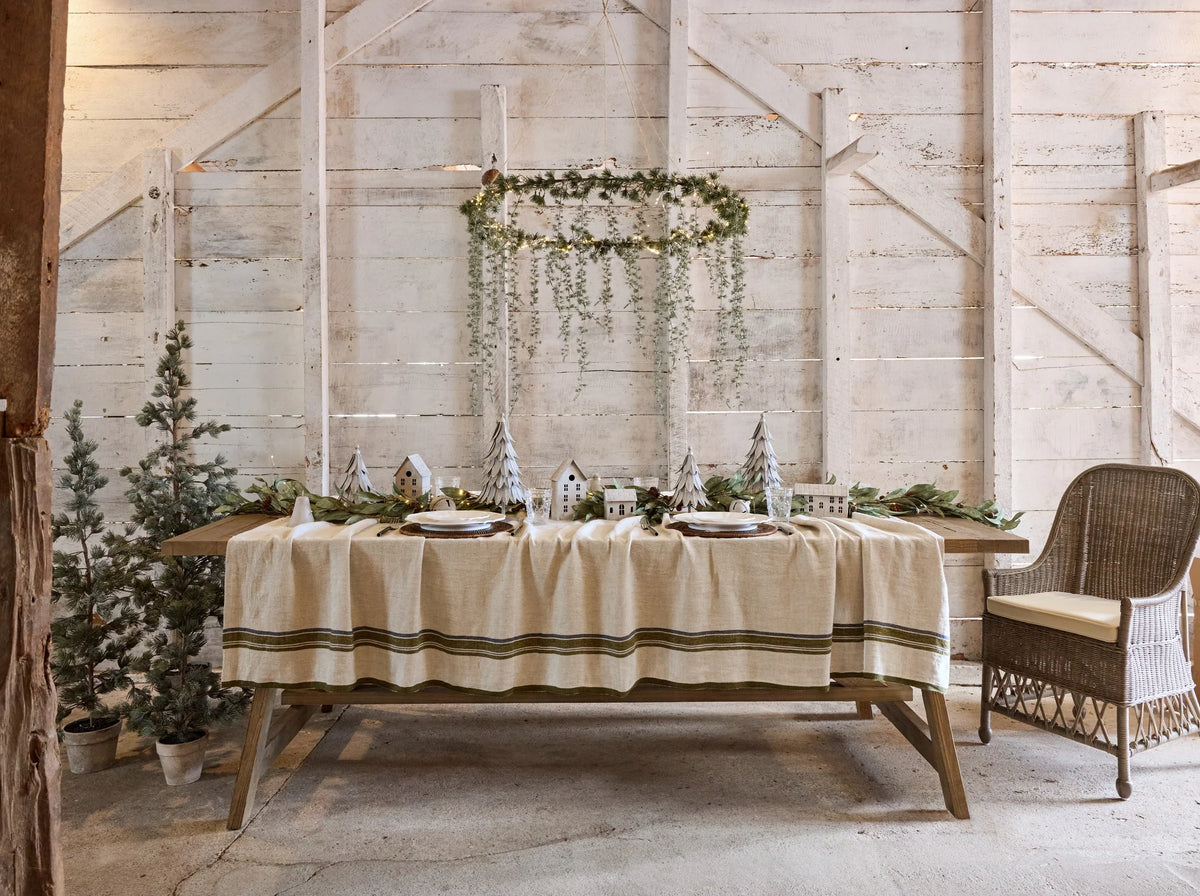 Hanging Faux Draping Cedar Wreath