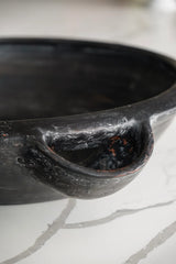 Vintage Inspired Black Clay Dahi Bowl
