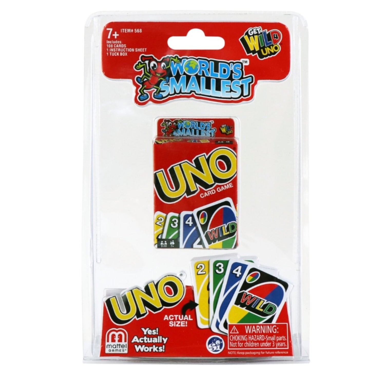 【挑戦者求む】ミニサイズのUNO World's Smallest Uno Card Game – Rust & Cinder