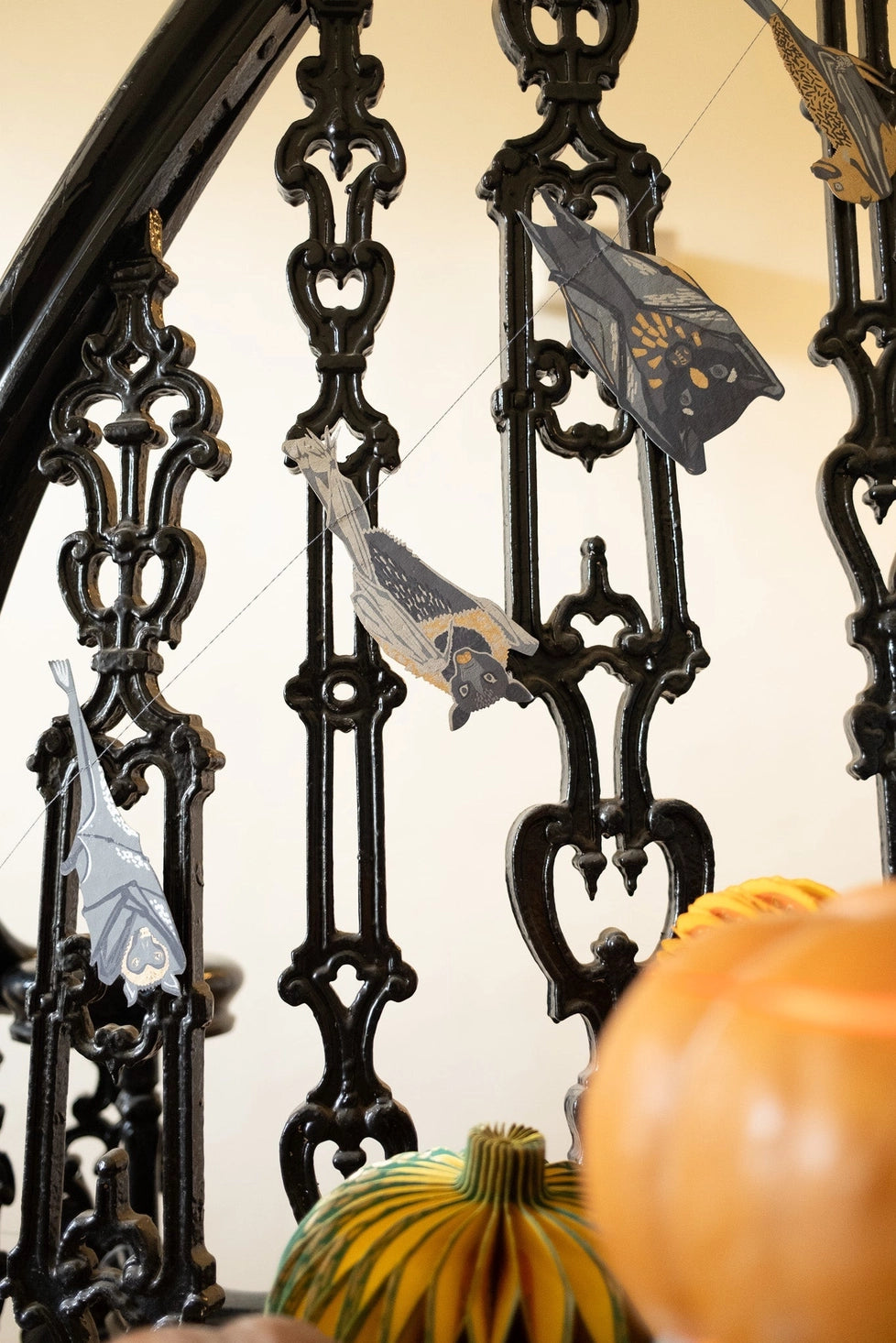 Bats Sewn Paper Garland | East End Press