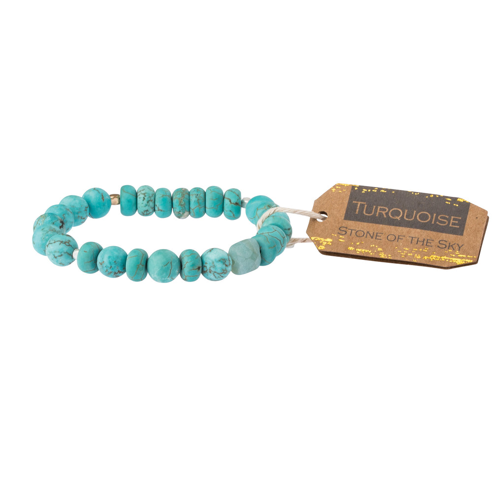 Stone Stack Bracelet Turquoise | Stone of the Sky