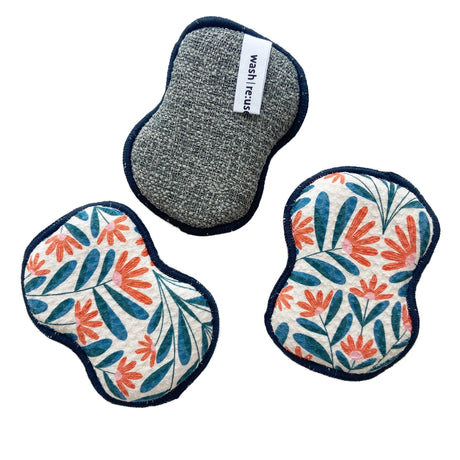 Re:Usable Coral Meadow Sponge (Set of 3)