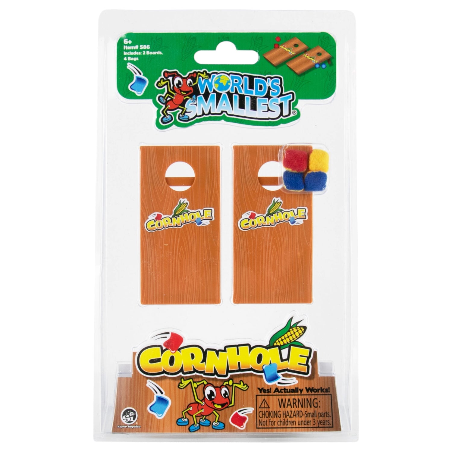 world's smallest cornhole game