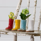 Mini Ceramic Boot Vases | 4 Colors