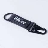 Tactical Carabiner Tap to Pray Keychain