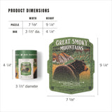 Protect Our National Parks Great Smoky Mountains Mini Shaped Jigsaw Puzzle