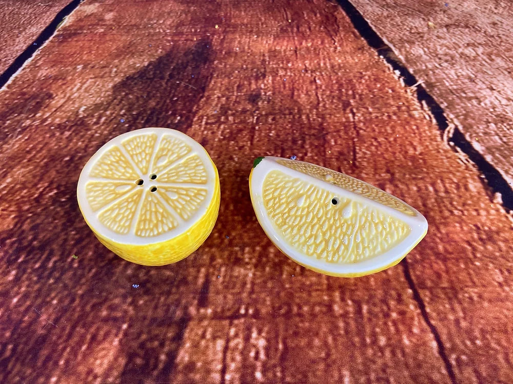 Lemon Salt and Pepper Shaker Set