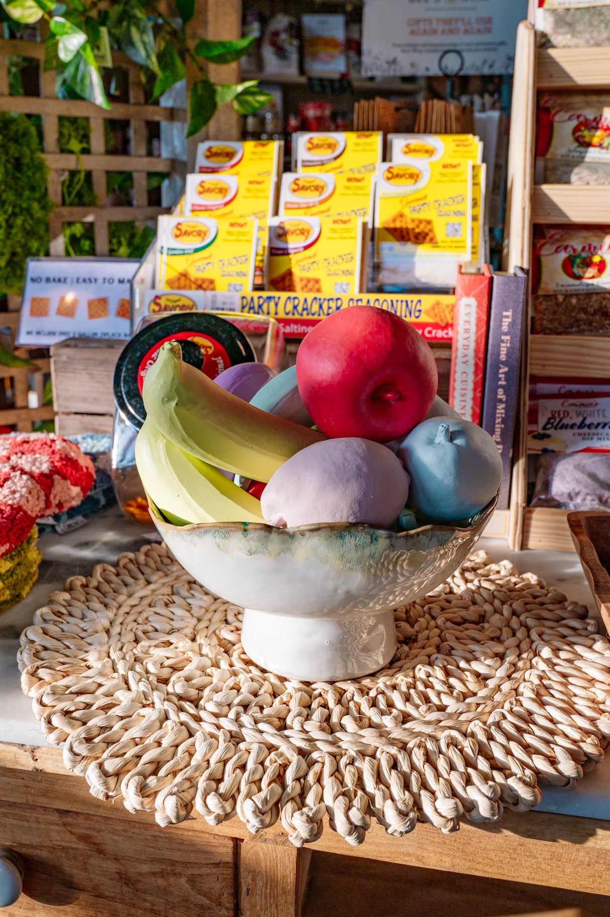 Pastel Resin Decorative Fruit
