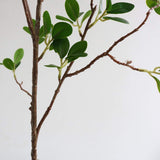 32'' Faux Green Leaf Branch