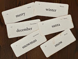 Vintage-Inspired Christmas Flashcards | Set of 6