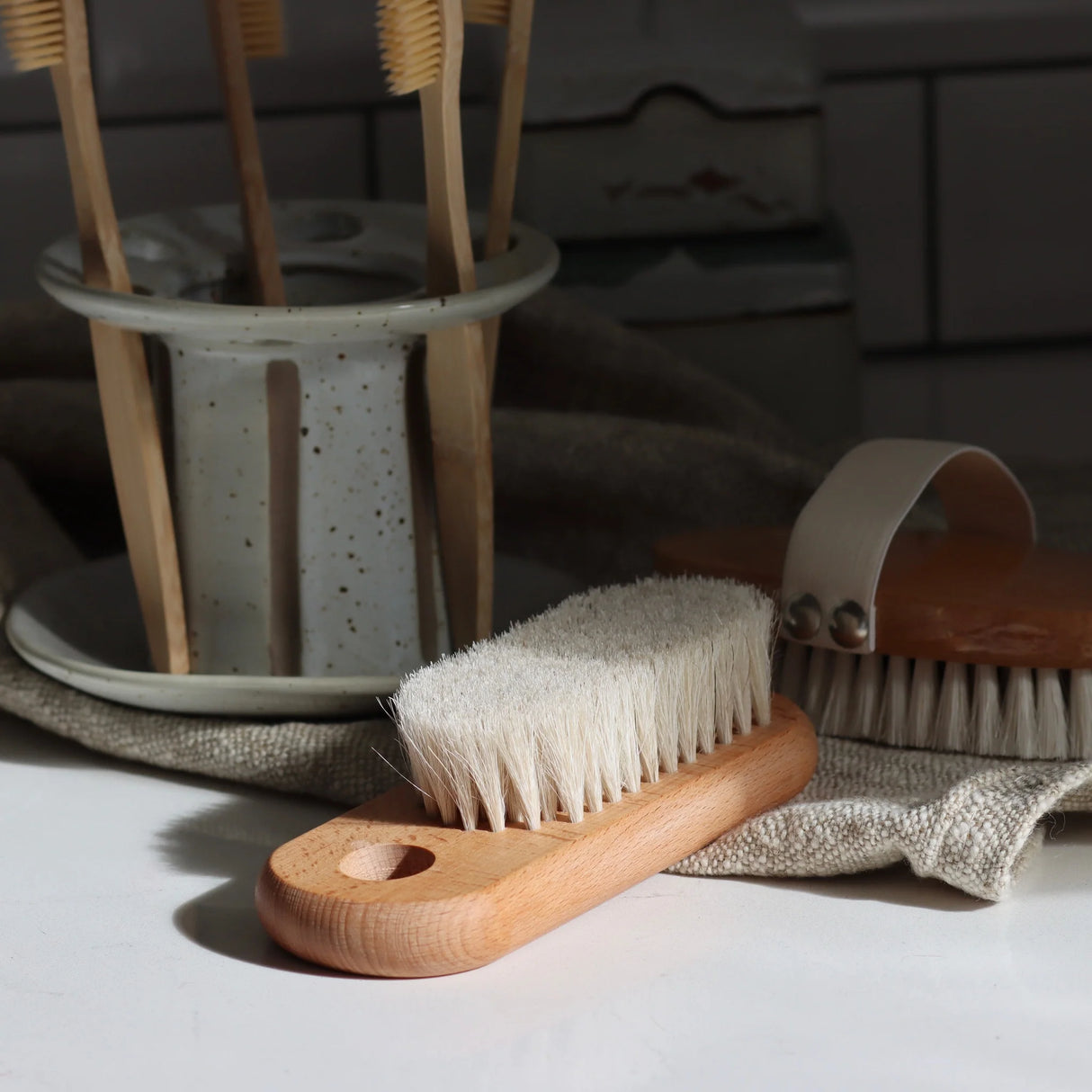 Beech Wood & Horse Hair Brush