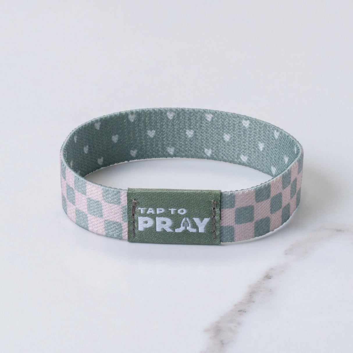 Cottage & Tile Tap to Pray Wristband