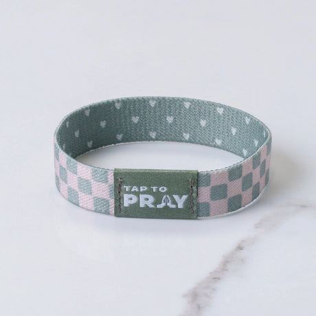 Cottage & Tile Tap to Pray Wristband
