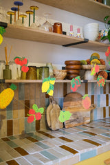 Hand-Sewn Fruit Paper Garland | East End Press