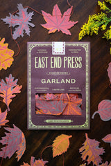 Autumn Leaves Sewn Paper Garland | East End Press