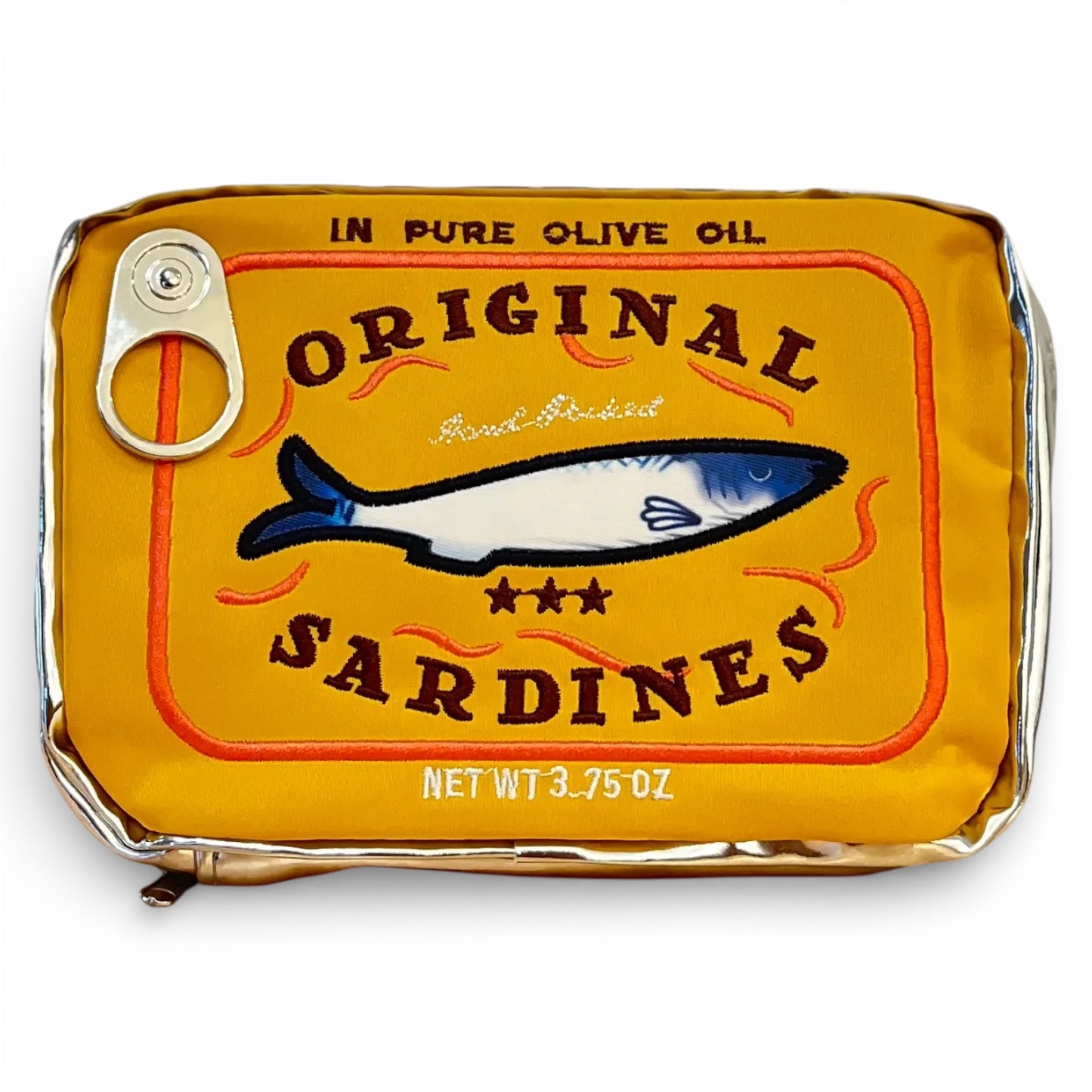 Original Sardines Tin Can Zip Pouch – Rust & Cinder